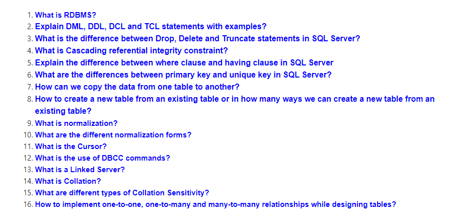 10 Restaurant Server Interview Questions To Ask Support Your Career   SQL Server Interview Questions And Answers 