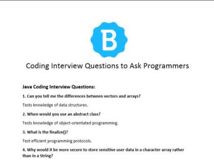 Top 30 Programming Questions Asked In Interview - Java C C++ Answers ...