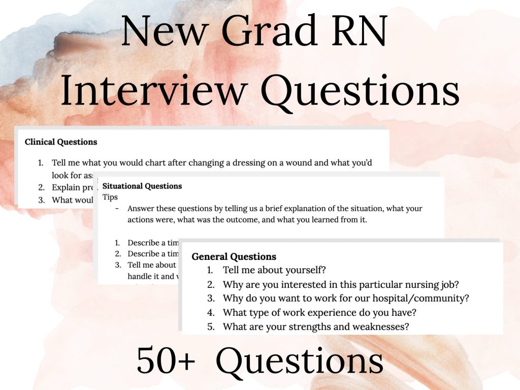 25 Common New Grad Nurse Interview Questions Answers Support Your   Il Fullxfull.2983091140 R3k0 1024x768 