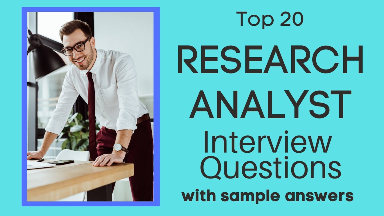 market research analyst interview questions and answers pdf