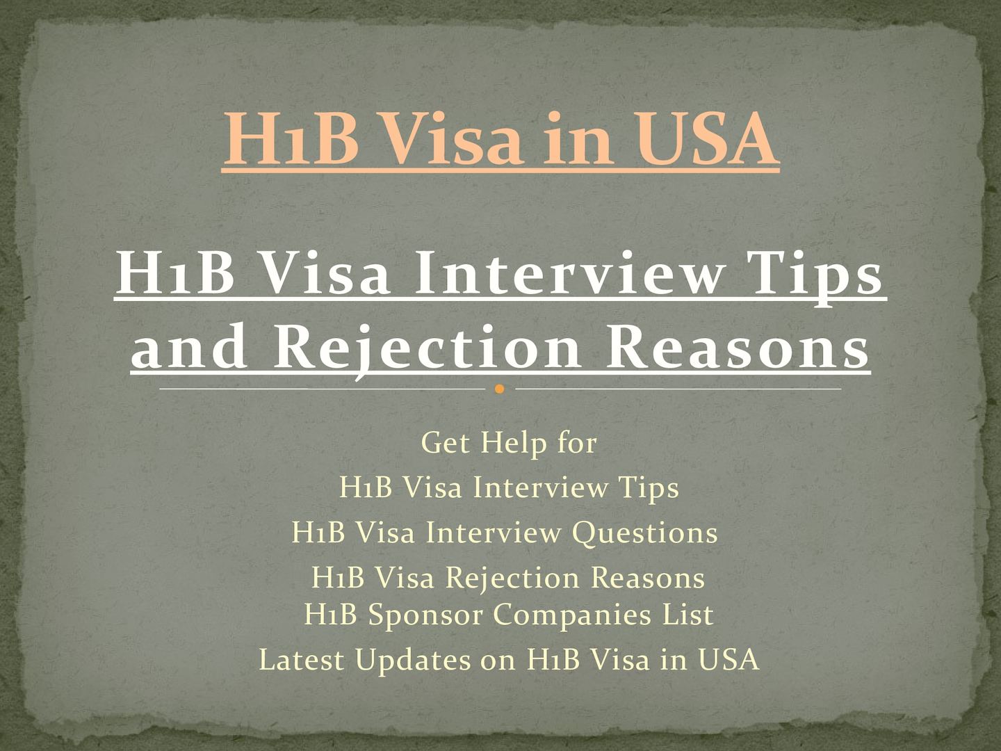 COMPLETE guide to H1B visa interview questions (with answers!) [2022