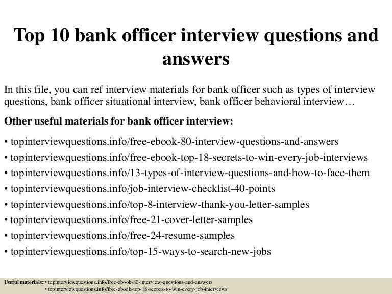 145 Banking Interview Questions (With Example Answers) support your